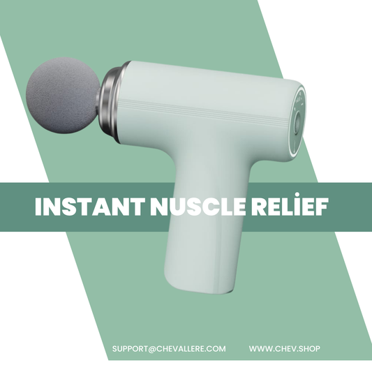"CHEV Smart massage Gun - Depp tissue & Muscle Recovery"