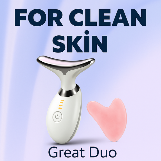 Chev™ EMS Thermal Neck & Face Lifting Massager