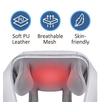 "CHEV Neck & Shoulder Massager - Deep Kneading with Heat Therapy"